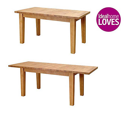 Verviers Oak Rectangular Extending Dining Table