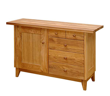 Christian Harold Verviers Oak Small Combination Sideboard