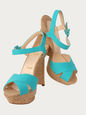 SHOES TURQUOISE 38 EU