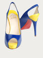 SHOES YELLOW BLUE 38.5 EU