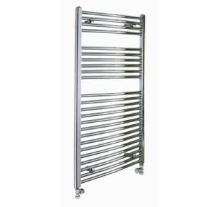 Chrome heated towel rail