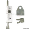 White Finish Multi-Purpose Door Bolt With