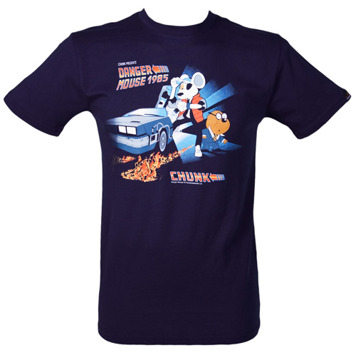 Mens Navy Back To Danger Dangermouse