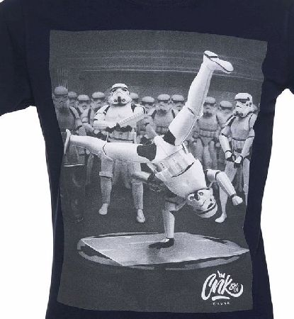 Mens Navy Break Dance Stormtroopers Star Wars
