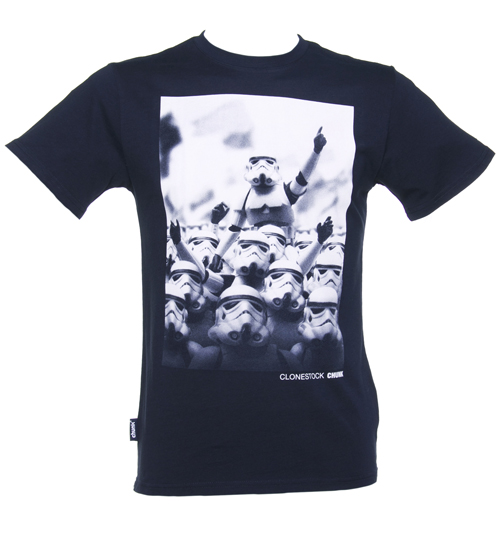 Mens Navy Clonestock T-Shirt from Chunk