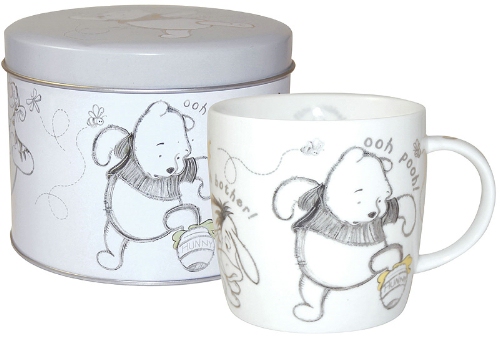 Winnie The Pooh Silver Lining Mug in Tin