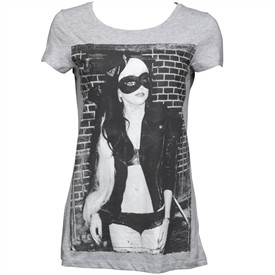 Womens LG T-Shirt Grey Marl