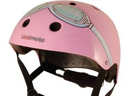 Kiddimoto Pink Goggle Helmet