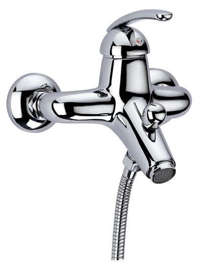 Minsk Single Lever Bath Shower Mixer Wall Mounted