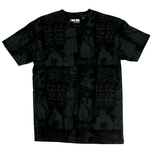 Mens Circa Slim Fit Tee Black