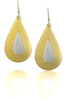 Citrine by the Stones Large teardrop earrings