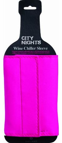 Kitchen Craft Bar Craft City Nights Insulated Wrap Around Bottle Chiller Sleeve