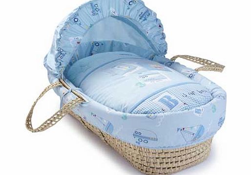 Clair de Lune Ahoy Palm Moses Basket