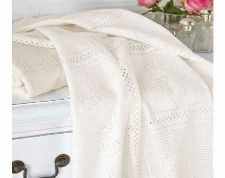 Clair De Lune Bunny Cot Blanket Cream