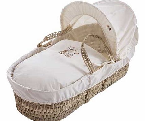 Cute as a Button Palm Moses Basket