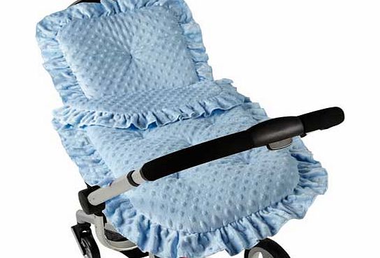 Clair de Lune Dimple Continental Pram Set - Blue