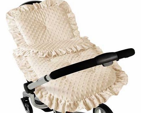 Dimple Continental Pram Set - Cream