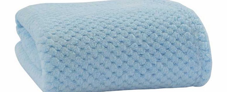 Clair de Lune Honeycomb Blanket - Blue