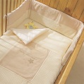 CLAIR DE LUNE little star quilt and bumper set