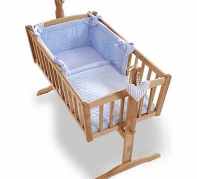 Clair de Lune Marshmallow 2 Piece Rocking Crib