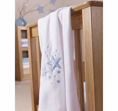 Stardust Pram Blanket - Blue