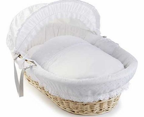 Vintage Wicker Moses Basket -