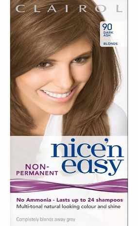Clairol NicenEasy Hair Colourant by Lasting Colour 90 DARK Ash Blonde