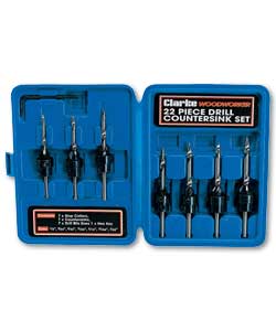 Clarke Countersink Drill Bit Set