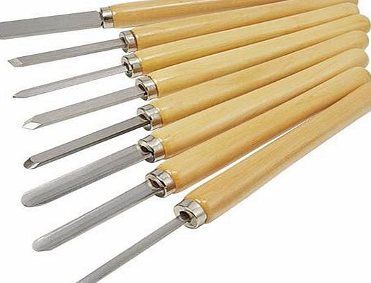 Clarke International CLARKE WOOD TURNING CHISELS SET 8 PIECES