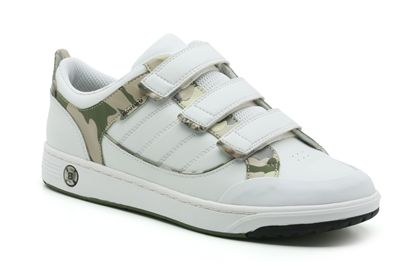 BL High Post White/Green Leather