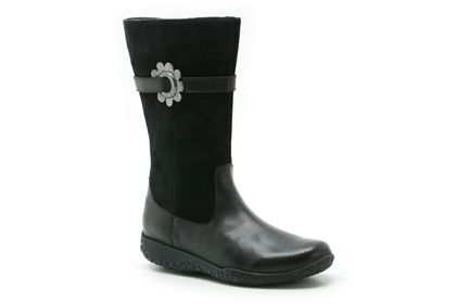 Daisy Fizz Jnr Black Leather