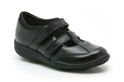 Clarks Daisydance Inf Black Leather