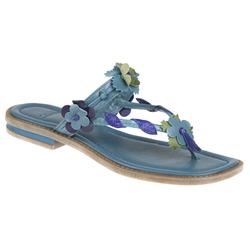 Clarks Female Poplar Tree Leather Upper Leather Lining in Blue, Brown