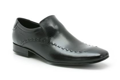 Clarks Fire Row Black Leather