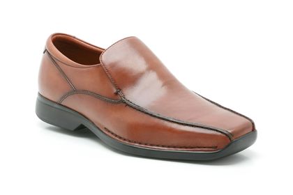 Clarks Flint Switch Mahogany Leather