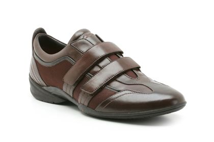 Clarks Flux Line Ebony Leather