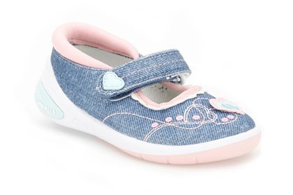 Clarks Heartbreak Pre Denim Blue Synthetic