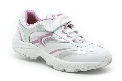 Jnr Air Speed White Leather