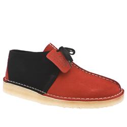 Male Trinidad Trek Suede Upper in Black and Red