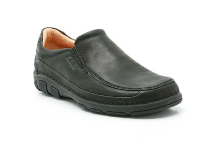 Clarks Refine Flare Black Leather