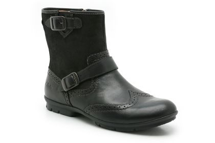 Clarks Rhythm High Black Leather