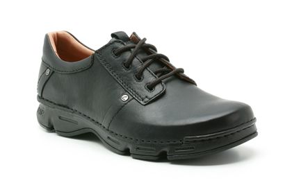 Clarks Rico Step Black Leather