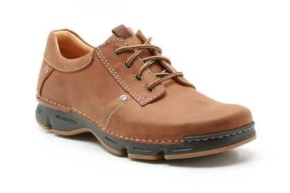 Clarks Rico Step Mahogany Leather