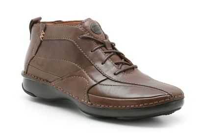 Clarks Rush Wave Ebony Leather