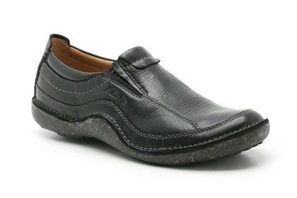 Clarks Rustic Beam Black Leather