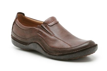 Clarks Rustic Beam Chestnut Leather