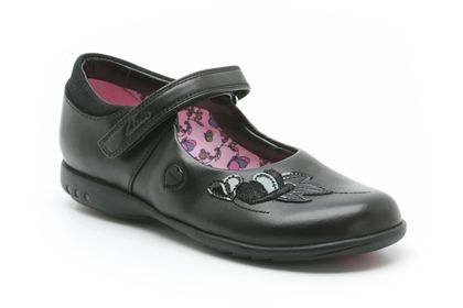 Clarks Trixibelle Inf Black Leather