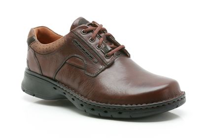 Clarks Un Ravel Brown Leather