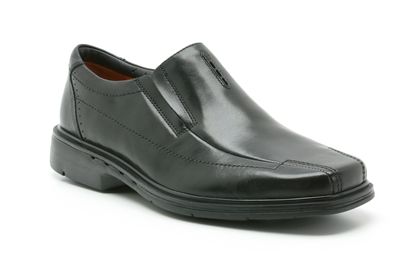 Clarks Un Sheridan Black Leather