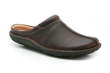 Clarks Vaso Move Ebony Leather